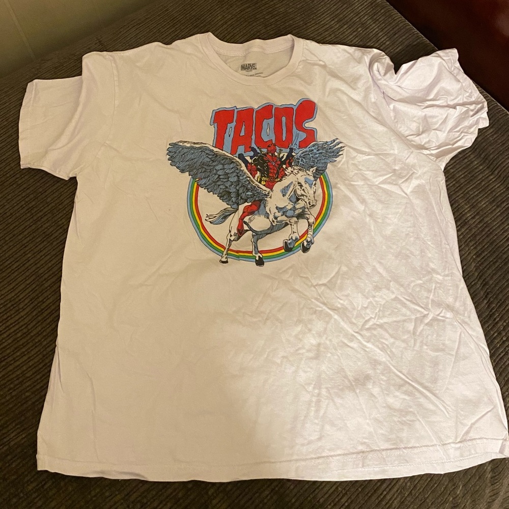 Deadpool comic shirt MARVEL Ryan Reynolds X-FORCE